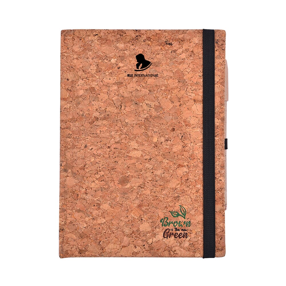 EcoKraft Eco Friendly Notebook- Natural Cork- A5- 210 Pages